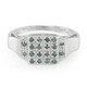Fancy Diamond Silver Ring