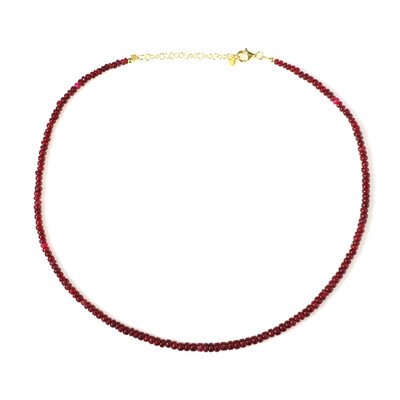 Ruby Silver Necklace
