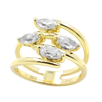 9K Zircon Gold Ring (de Melo)