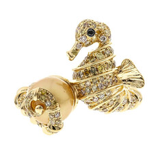 14K Gold Freshwater Pearl Gold Ring (CIRARI)
