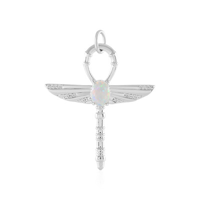 Welo Opal Silver Pendant
