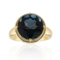 9K London Blue Topaz Gold Ring