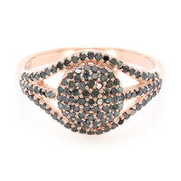 Fancy Diamond Silver Ring