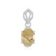 Rutile Quartz Silver Pendant