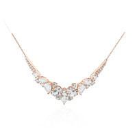 White Topaz Silver Necklace