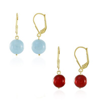Aquamarine Silver Earrings