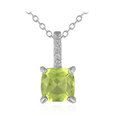 Peridot Silver Necklace