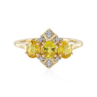 18K Yellow Sapphire Gold Ring