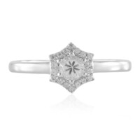 White Sapphire Silver Ring