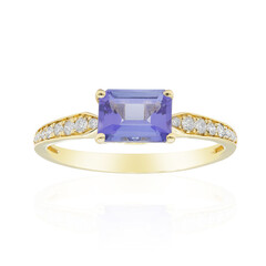 14K AAA Tanzanite Gold Ring (CIRARI)