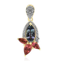9K Unheated Tanzanite Gold Pendant (Remy Rotenier)