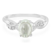 Cuprian Tourmaline Silver Ring