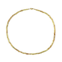 Green apatite Silver Necklace