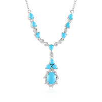 Sleeping Beauty Turquoise Silver Necklace (Faszination Türkis)