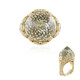 Green Amethyst Silver Ring (Dallas Prince Designs)