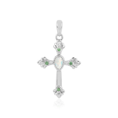 Welo Opal Silver Pendant