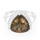 Smoky Quartz Silver Ring