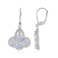 Welo Opal Silver Earrings