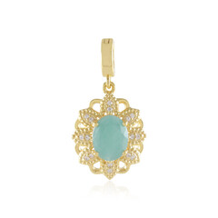 Grandidierite Silver Pendant