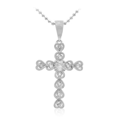 White Topaz Silver Necklace