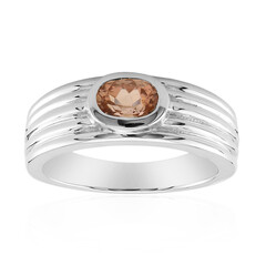 Brazilian Pink Tourmaline Silver Ring (Pallanova)