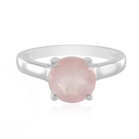 Rose Quartz Silver Ring