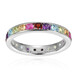 Ruby Silver Ring (Adela Silber)