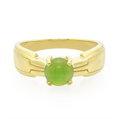Imperial Chrysoprase Silver Ring
