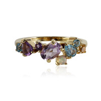 Rose de France Amethyst Silver Ring