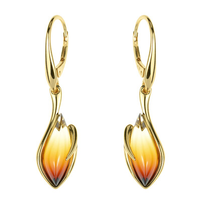 Baltic Amber Silver Earrings (dagen)