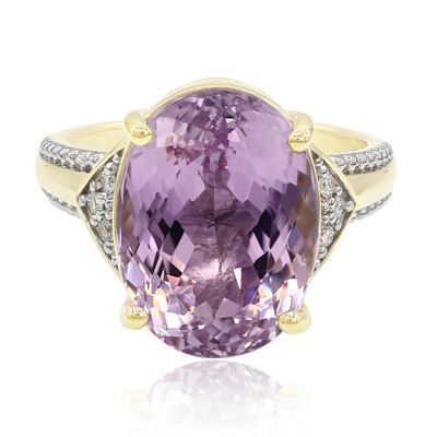 9K Patroke Kunzite Gold Ring