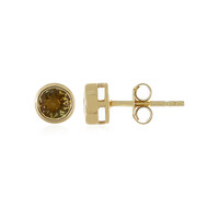 9K Yellow Tanzanite Gold Earrings