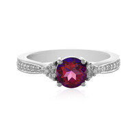 Purple Mystic Topaz Silver Ring