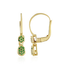 Tanzanian Tsavorite Silver Earrings