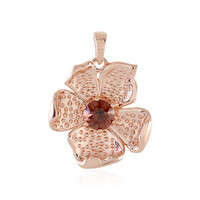 Pink Zircon Silver Pendant (SAELOCANA)
