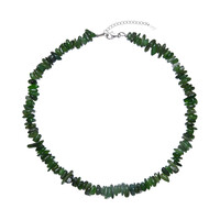 Nephrite Silver Necklace