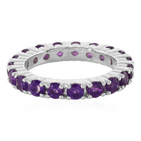 Zambian Amethyst Silver Ring