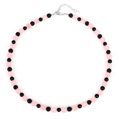 Rose Quartz Silver Necklace