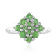 Tanzanian Tsavorite Silver Ring