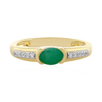 Brazilian Emerald Silver Ring