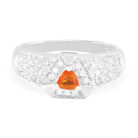 Buriti Fire Opal Silver Ring