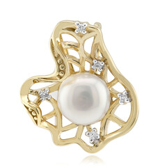 White Freshwater Pearl Silver Pendant (TPC)