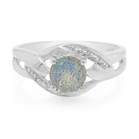 Romanian Spectrolite Silver Ring