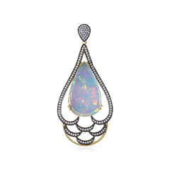 14K Welo Opal Gold Pendant (AMAYANI)
