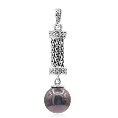 Tahitian Pearl Silver Pendant (Nan Collection)