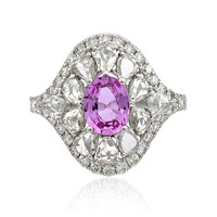 18K Pink Sapphire Gold Ring (CIRARI)