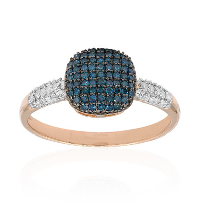 14K PK (H) Diamond Gold Ring