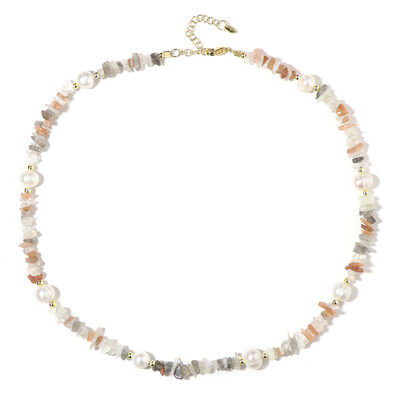 Moonstone Silver Necklace (Riya)
