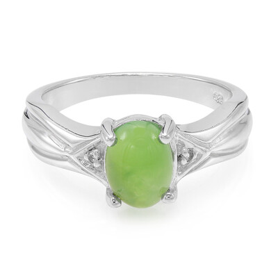 Imperial Chrysoprase Silver Ring