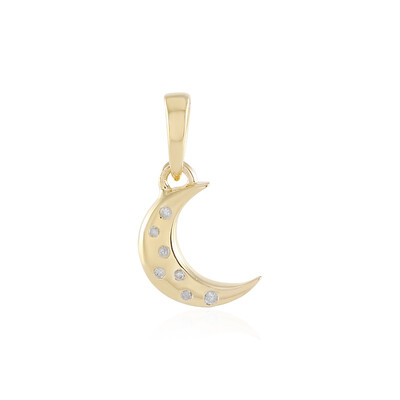 I2 (I) Diamond Silver Pendant